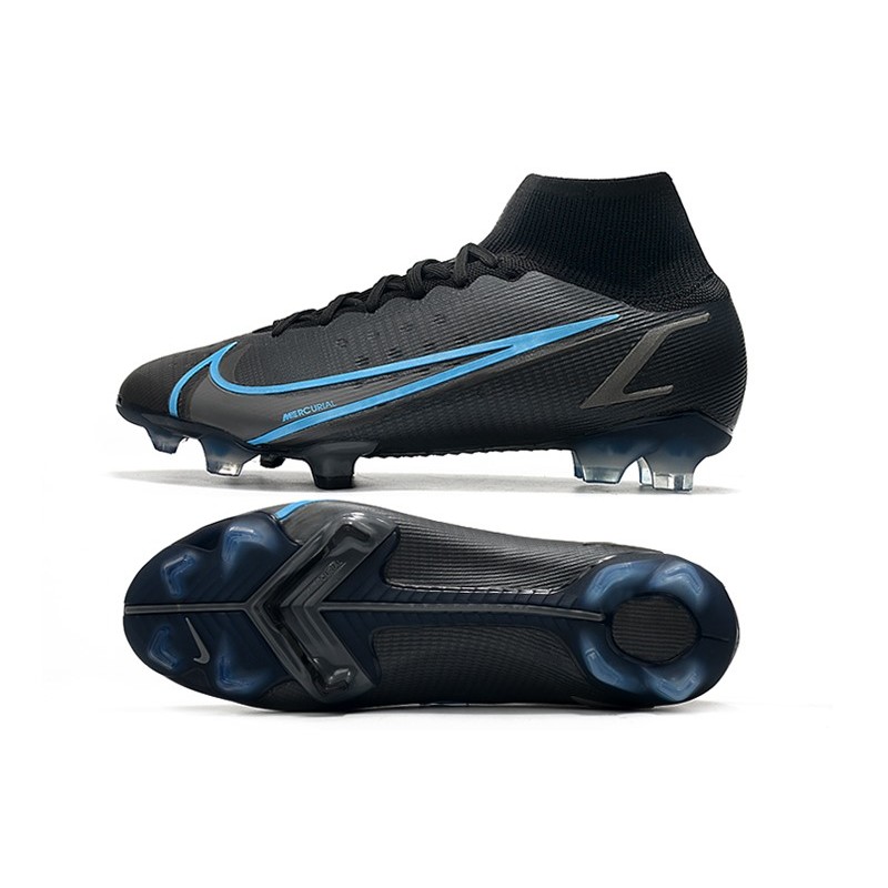 Nike Mercurial Superfly VIII Elite DF FG Renew Černá Šedá